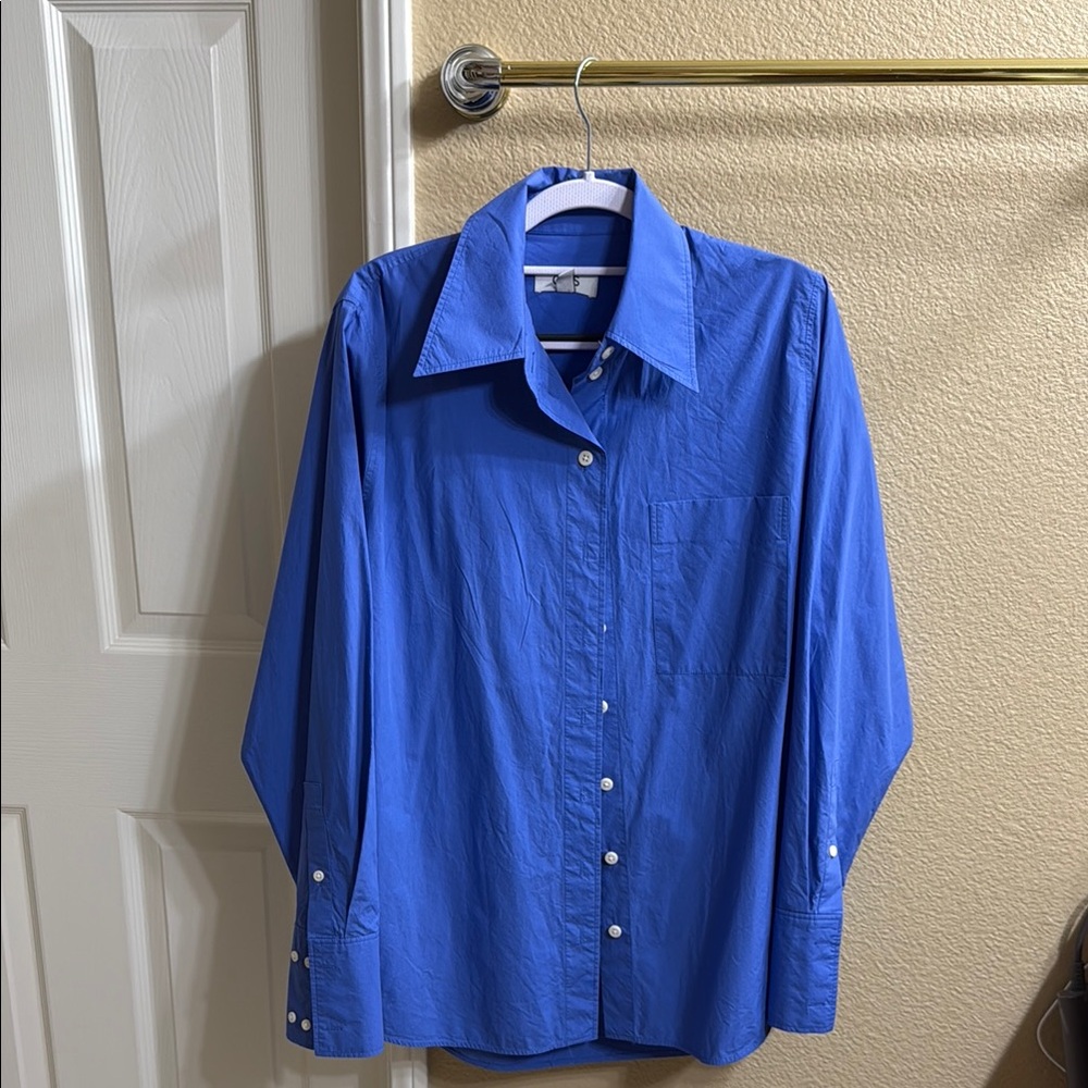 Purple BlueButton-Up Shirt